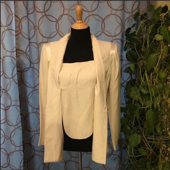 D. J. Summers Cream Colored Blazer EUC - Picture 4 of 7
